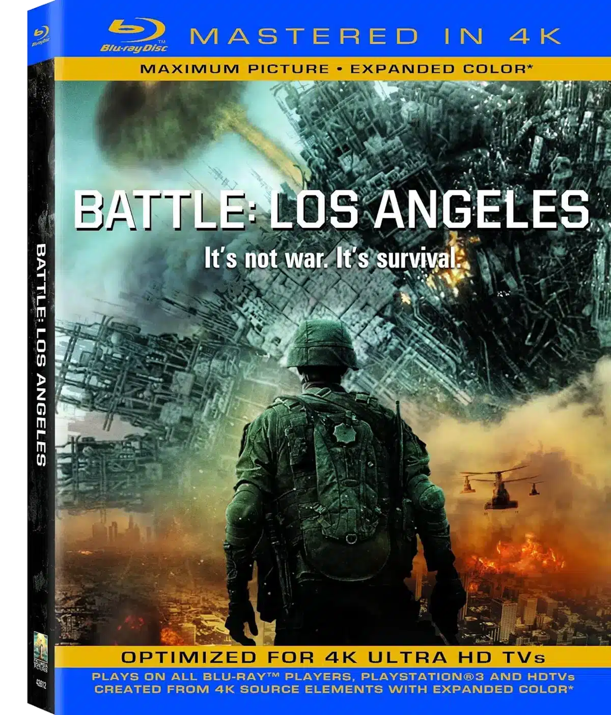 Battle Los Angeles Blue Ray box
