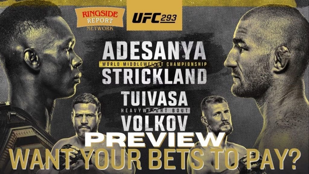 Ringside Report: Ufc 293 Preview