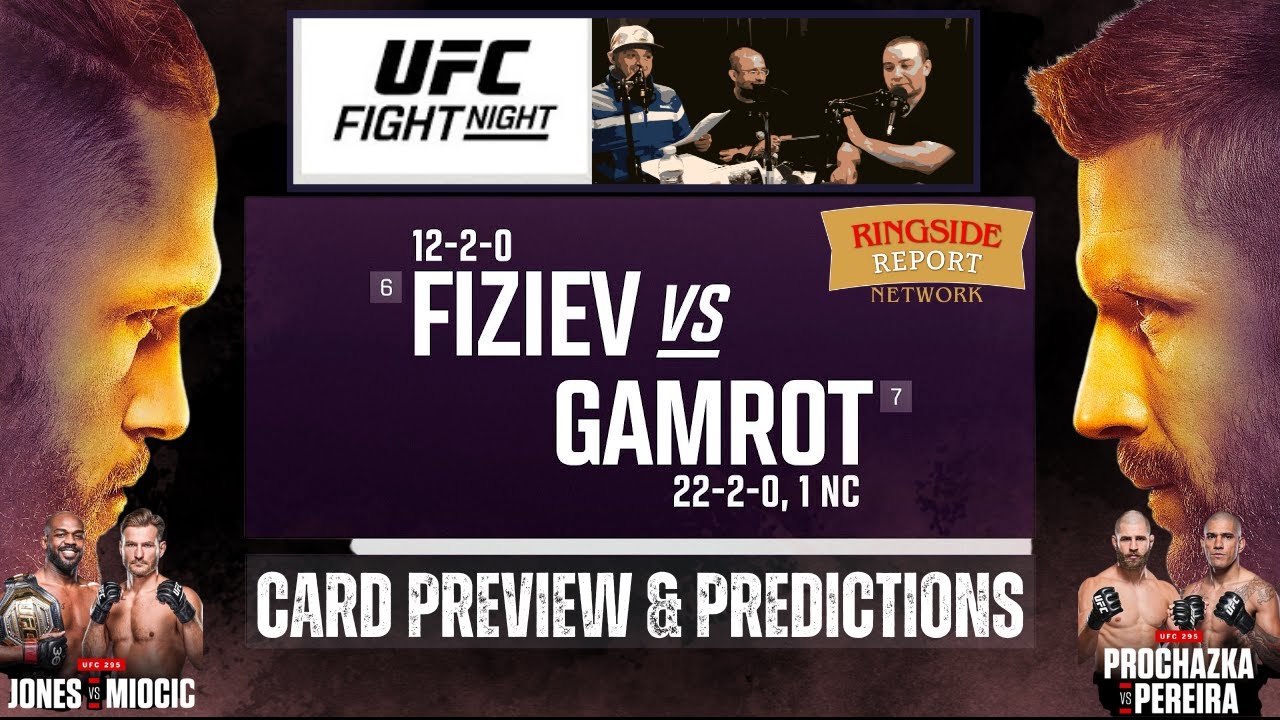 Ringside Report : UFC Vegas Fiziev v. Gamrot Preview