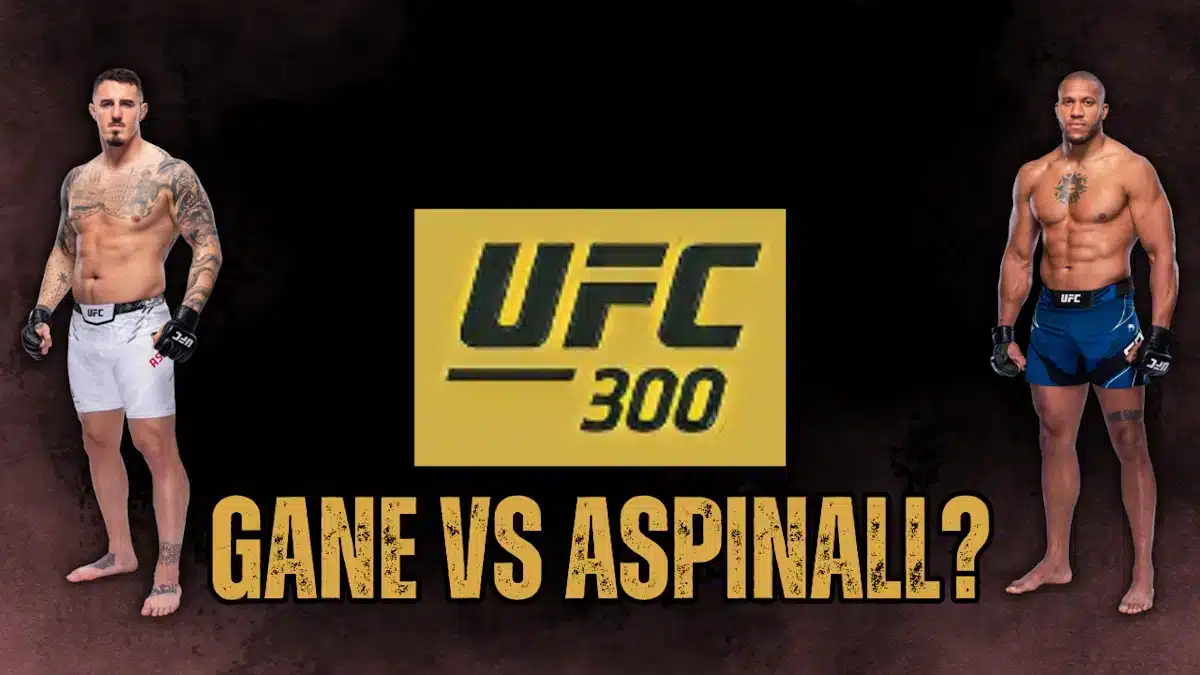 Ciryl Gane va Tom Aspinall at UFC 300?