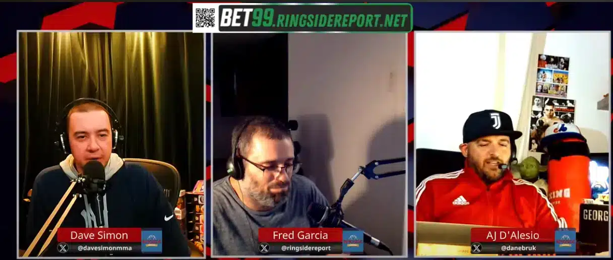 Dave, Fred And Aj Discussing Why Is Tony Ferguson Fighting Pimblett During Ringside Report Mma