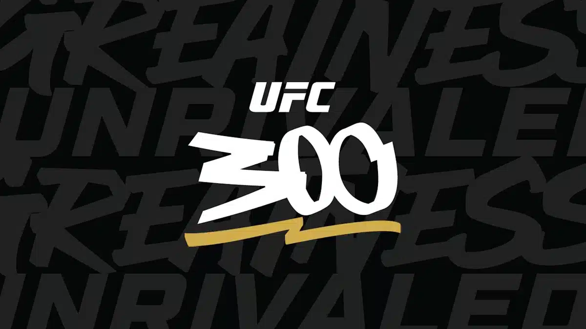 New Stylized UFC 300 Logo for the UFC 300 Matchups