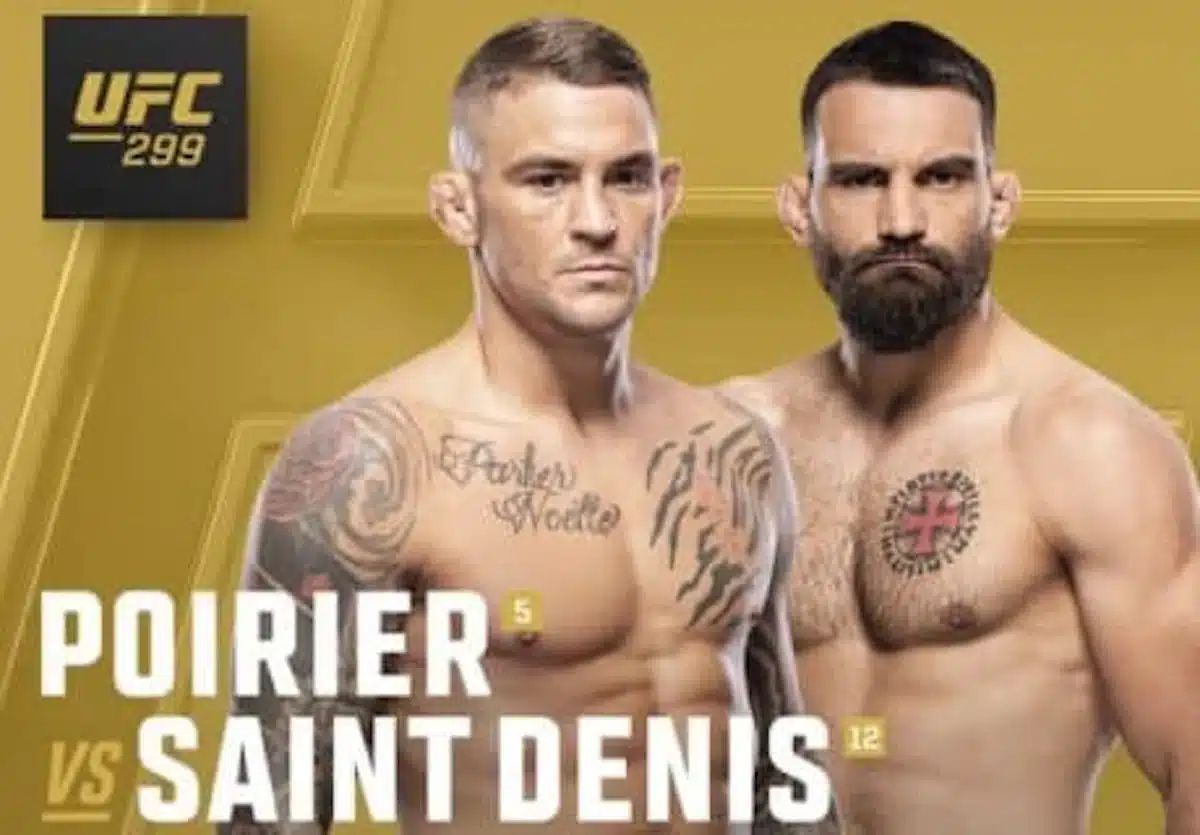 Poirier vs St Denis UFC 299 Poster