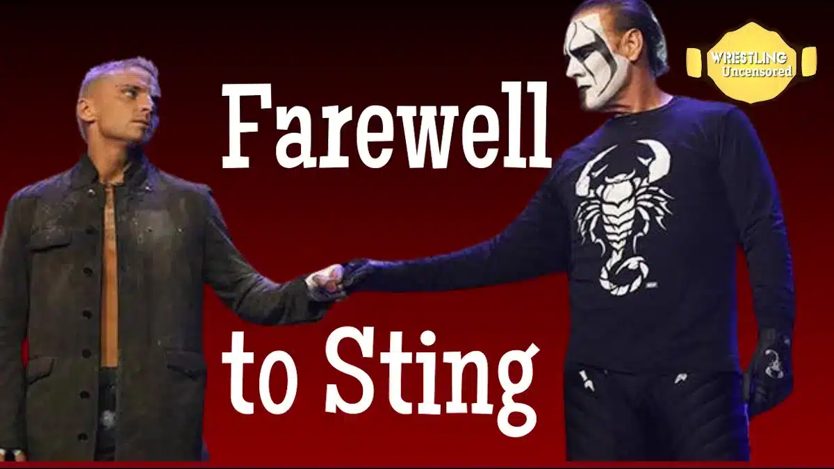 With Darby Allin giving Sting a fist bump in the ring we cover Sting's Farewell and The Rock's Magic
