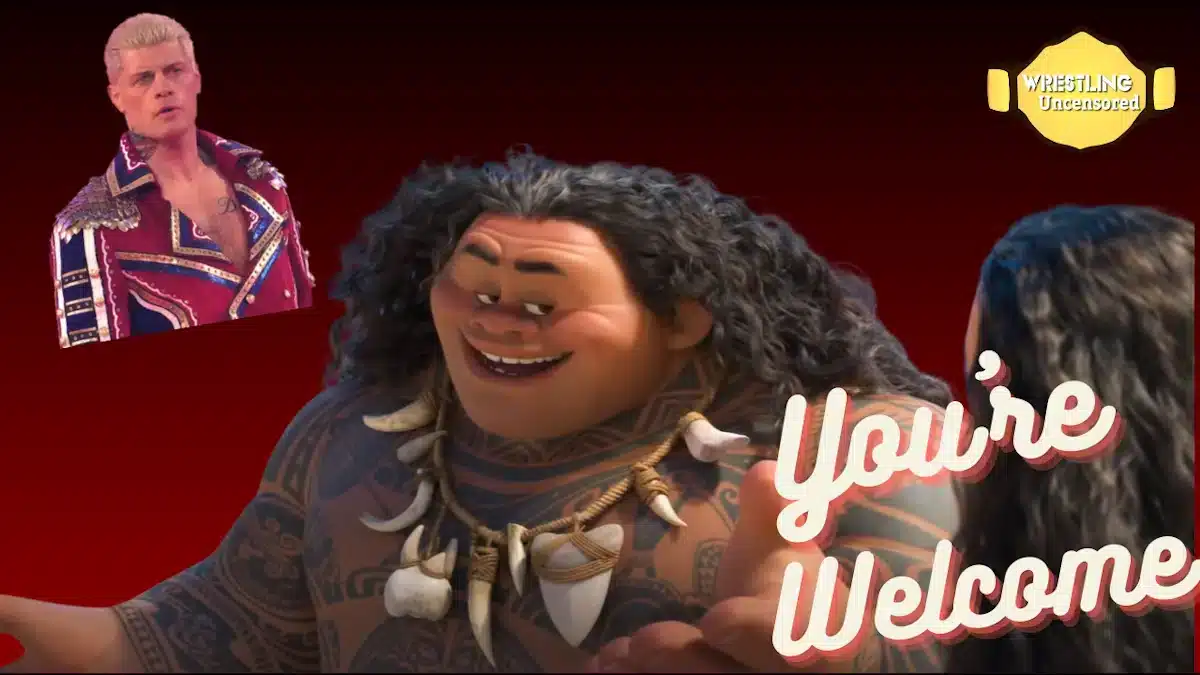 The Rock's Savage Diss signing You're Welcome in the Disney animated film, Moana
