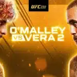 Sean O'Malley faces Marlon Vera in the UFC 299 Main Event poster