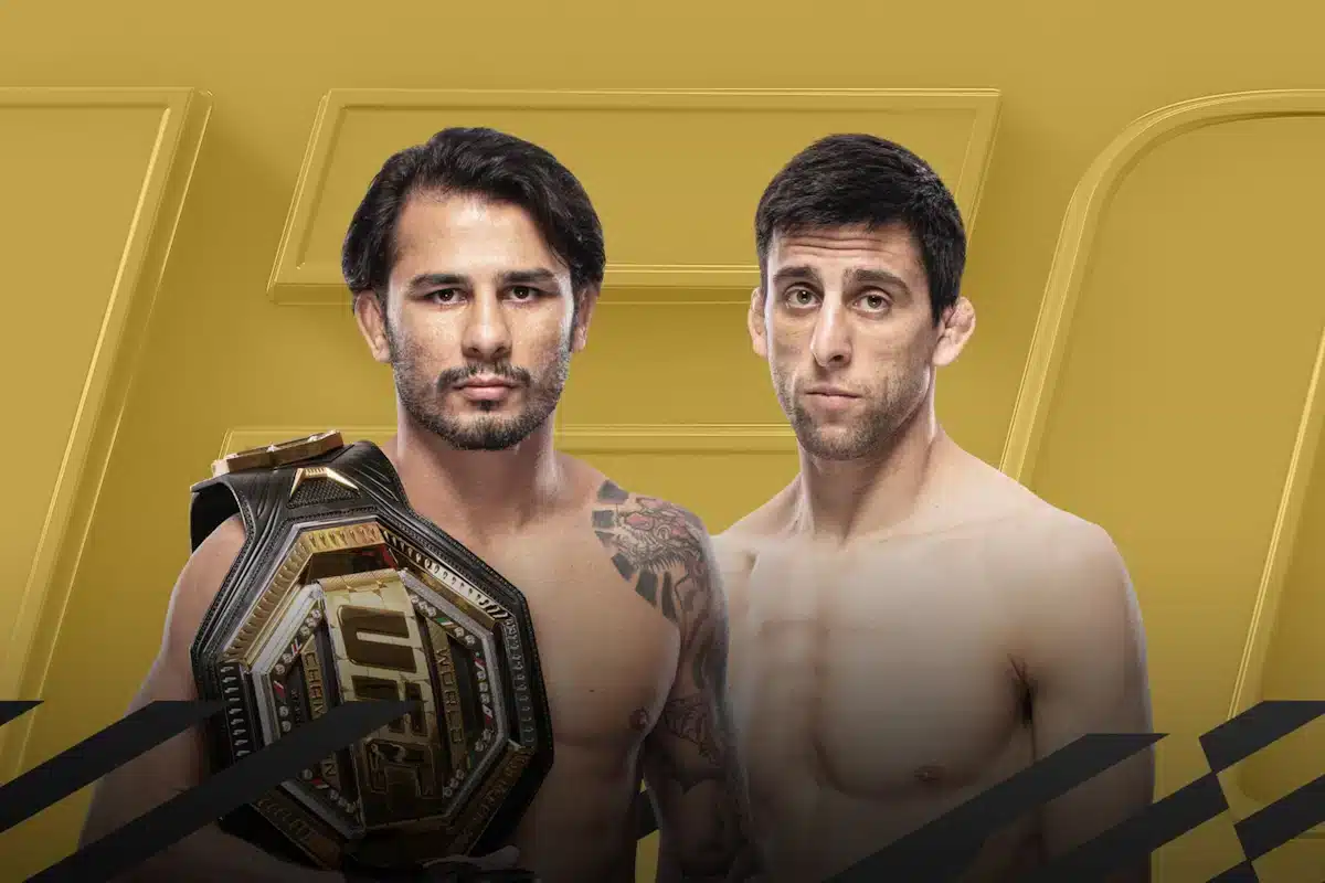 UFC 301 Poster featuring Alexandre Pantoja vs. Steve Erceg.