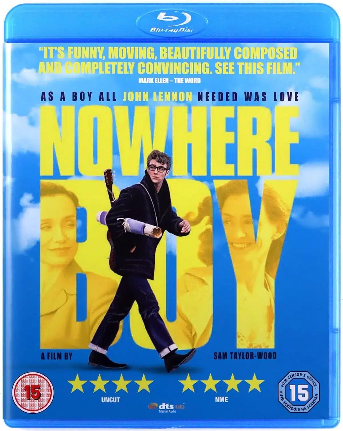 Cover of the film Nowhere Boy in Blu-Ray format