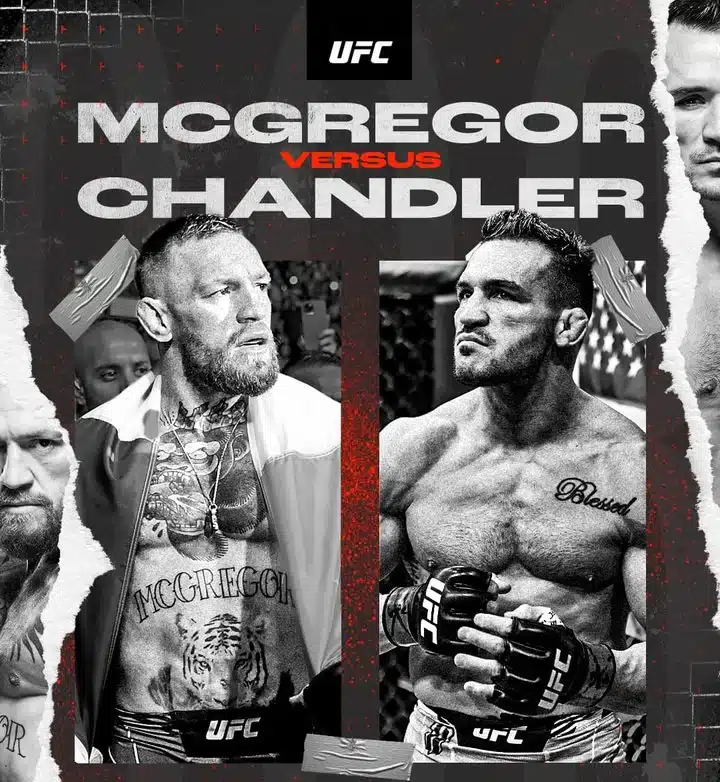 UFC 303 McGregor v Chandler Poster