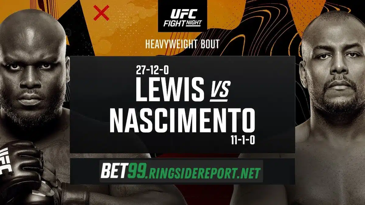 Poster For Ufc St. Louis With The Main Event Fighter Lewis And Nascimento'S Photos