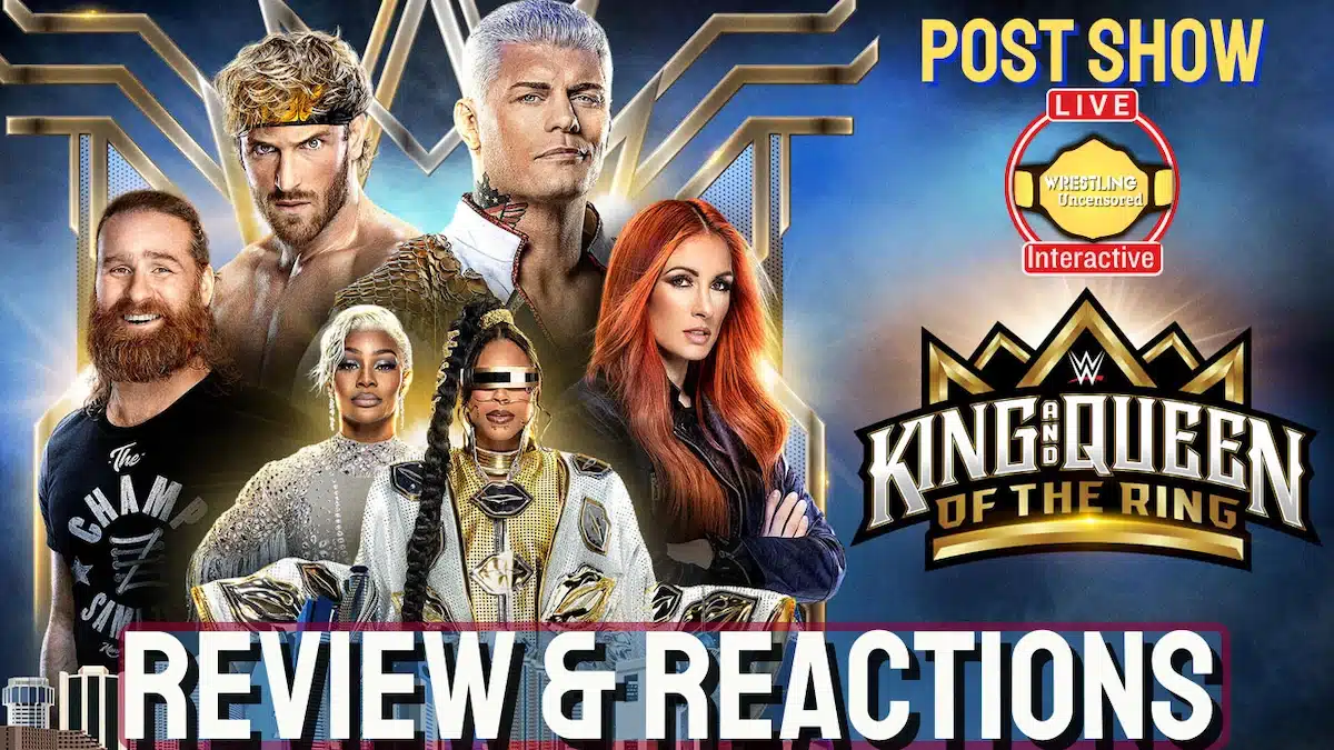 Wretling Uncensored'S King Of The Ring Post Show Thumbnail