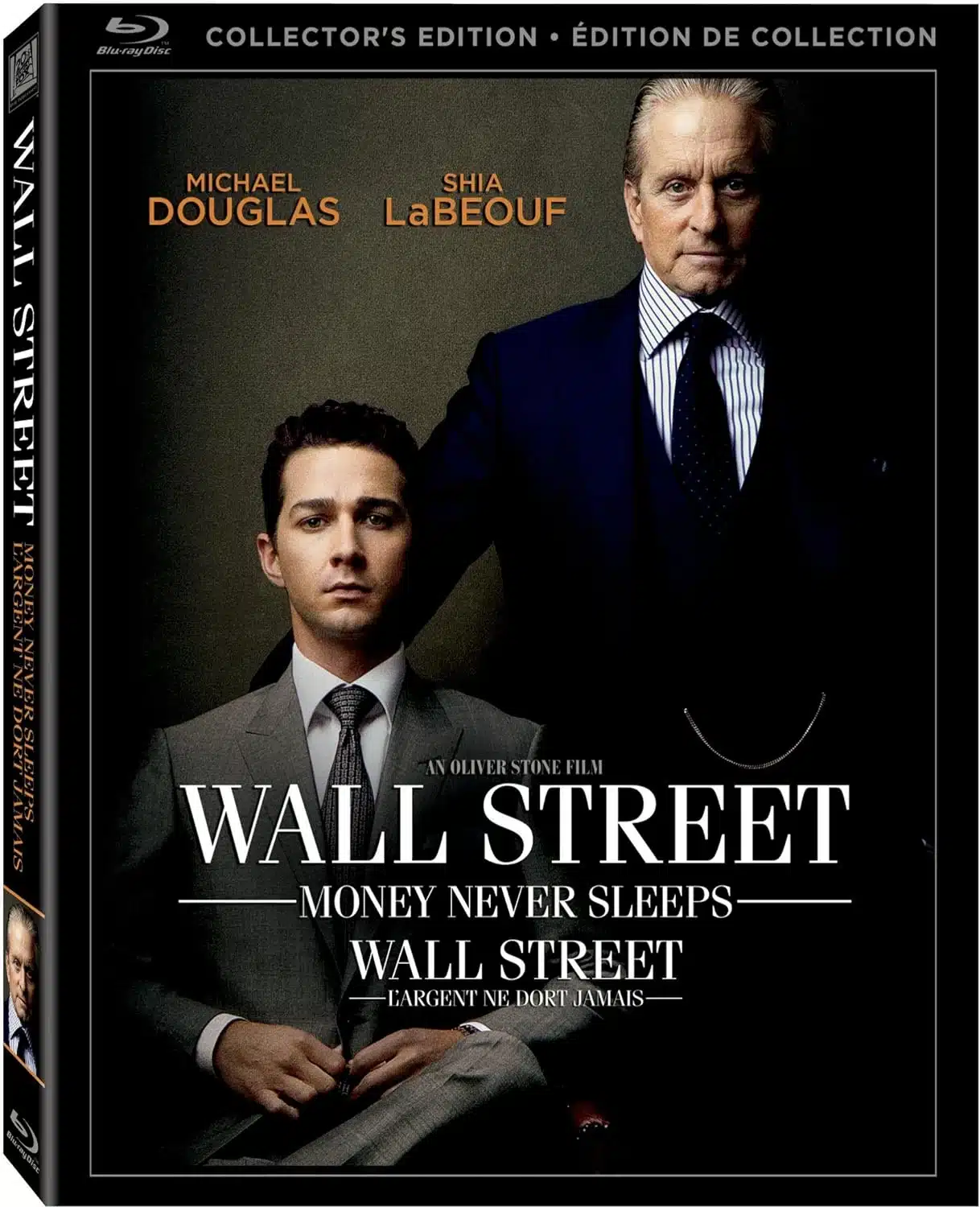 Wall Street: Money Never Sleeps blu ray cover