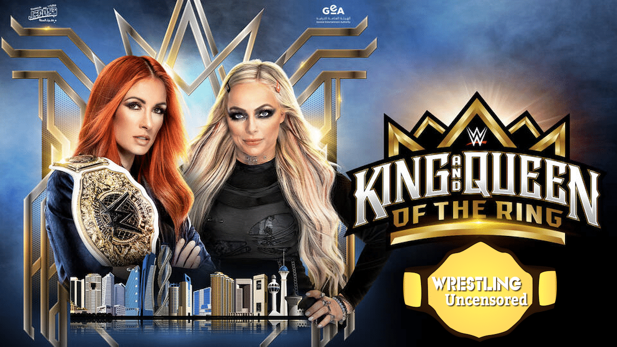 Pictured Here Is Poster Of Becky Lynch And Liv Morgan Who Will Fight For Women’s World Championship At King And Queen Of The Ring