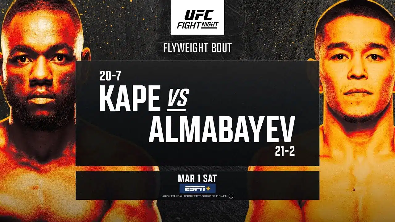 UFC 315 Montreal: Fighter Predictions and Ticket Insights You Can’t Miss 3 Kape Vs Almabayev Poster