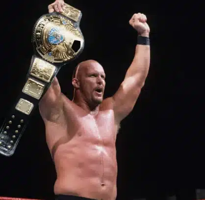 The Greatest Secrets About a Push in Wrestling: Elevating a Star 1 Steve Austin Raising His Arms In Victory After Earning His First Wwf Belt