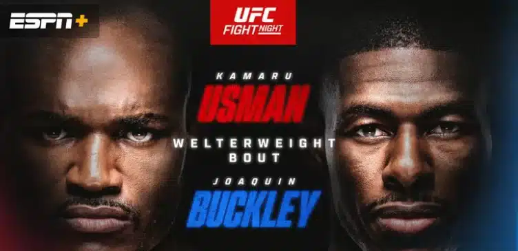 UFC Atlanta Picks: Hosts Split on Usman vs. Buckley 2 Usman Vs Buckley Poster