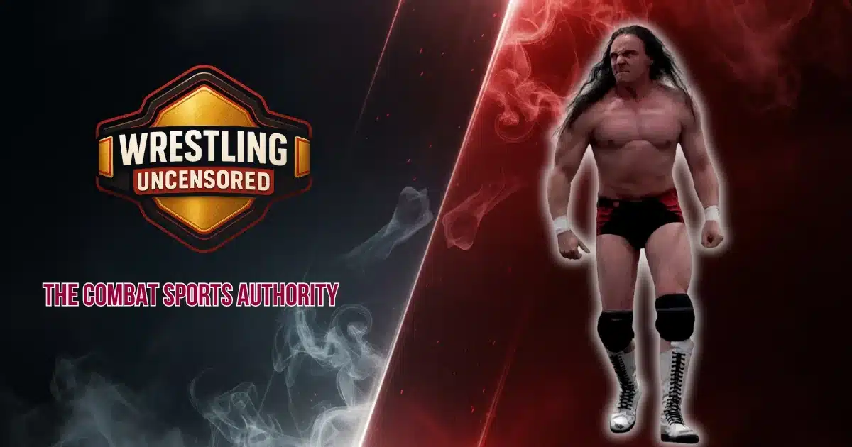 Genesis Johnny North With The Wrestling Uncensored Logo