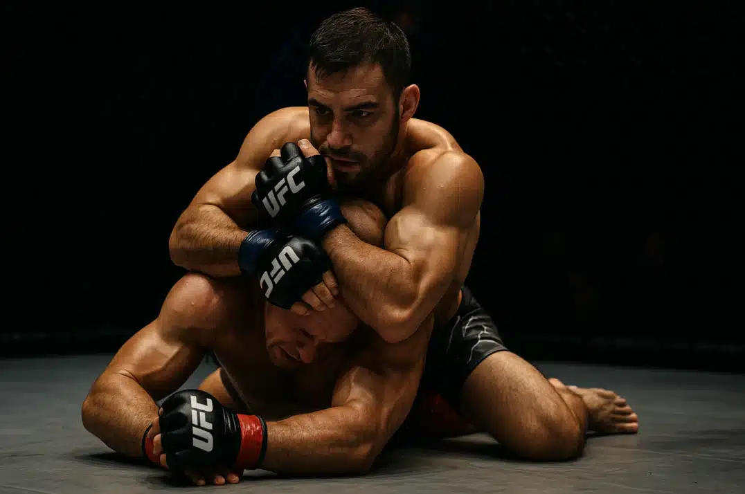 Submission Techniques: Most Popular Choices in MMA two men wrestling in a cage