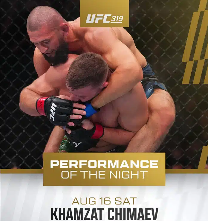 Chimaev Performance Of The Night