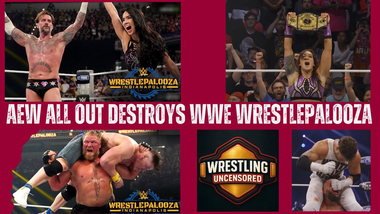 AEW All Out DESTROYS WWE Wrestlepalooza: 5 Hours vs 30 Dollar ESPN Disaster! 2 Aew All Out Destroys Wwe Wrestlepalooza