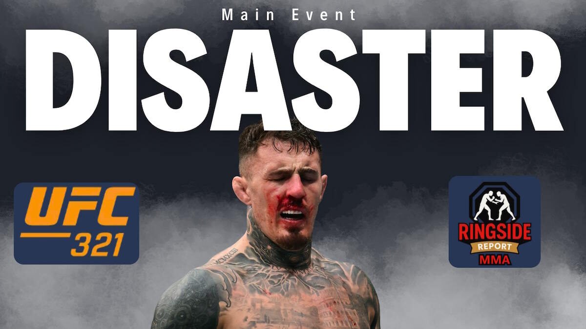 UFC 321 main event Tom Aspinall eye was poked