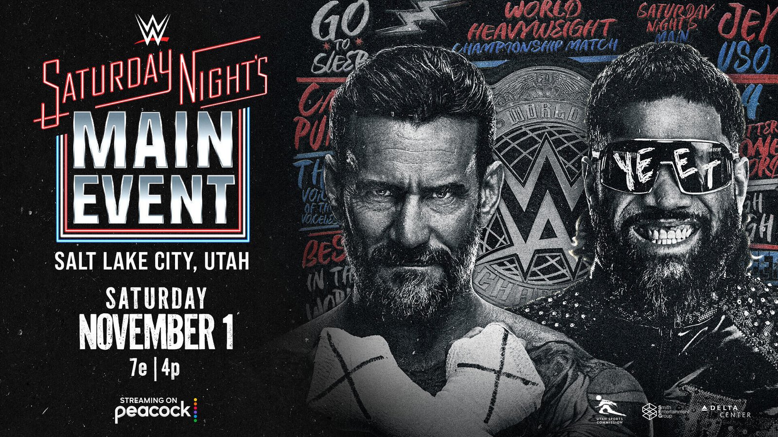 Uso Vs Punk Saturday Nights Main Event Poster