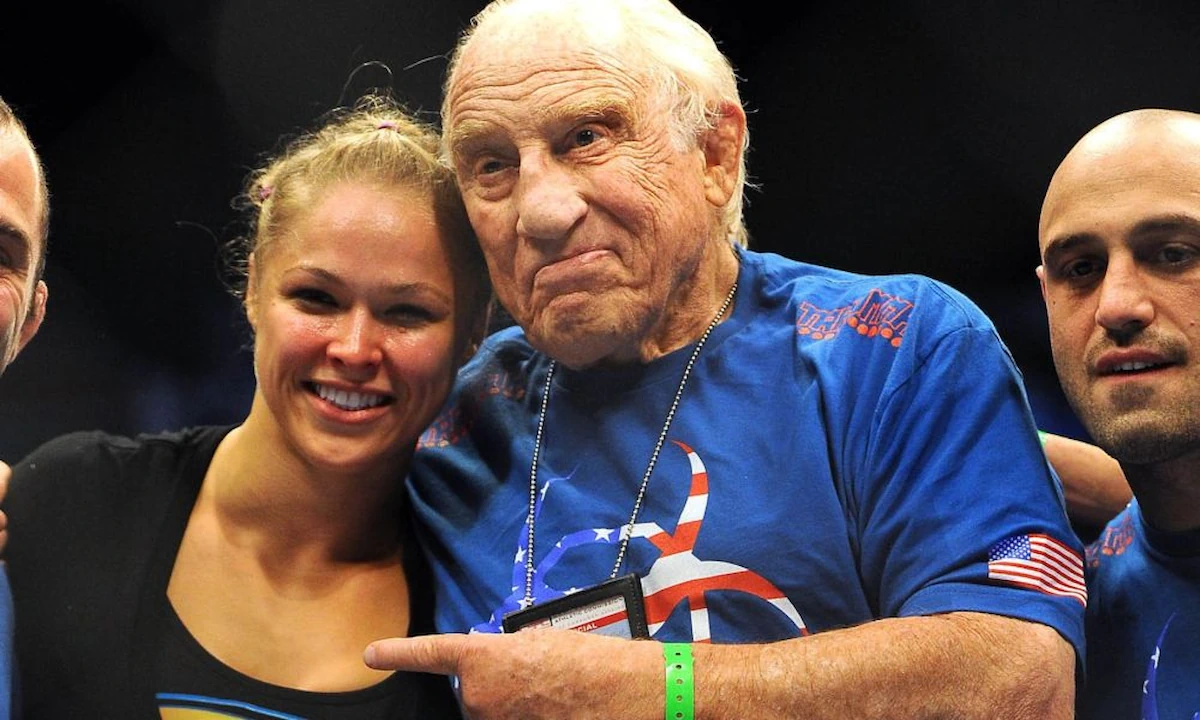 Ronda Rousey With Gene Lebell