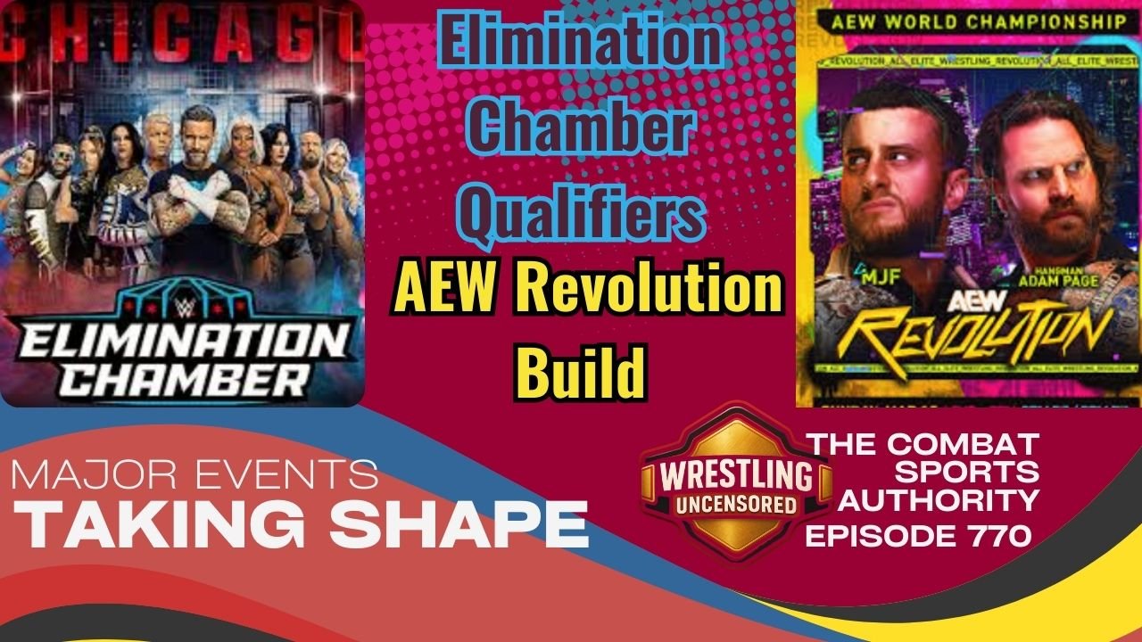 WWE Elimination Chamber 2026 Qualifiers Wrestling event promotional graphic