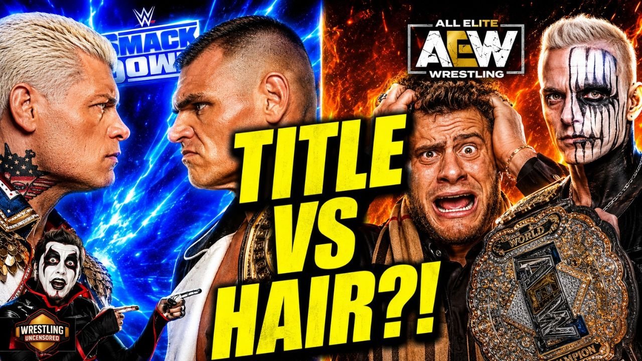 Cody Rhodes vs. Gunther Heads to Italy, Sammy Guevara Gets His Shot, and AEW Double or Nothing 2026 Is One Week Away 1 Cody Vs Gunther Danhausen Mjf Vs Darby