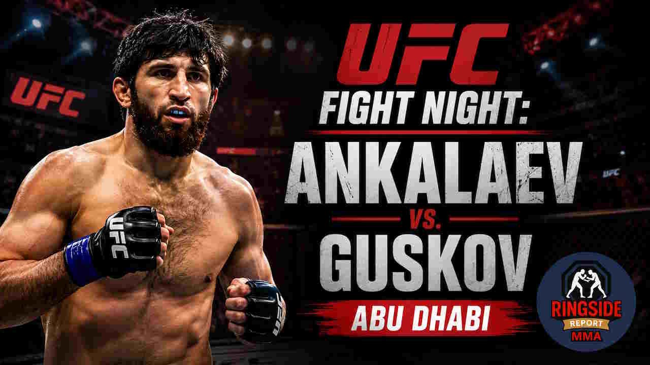 Magomed Ankalaev ahead of UFC Fight Night Ankalaev vs. Guskov UFC Fight Night: Ankalaev vs. Guskov