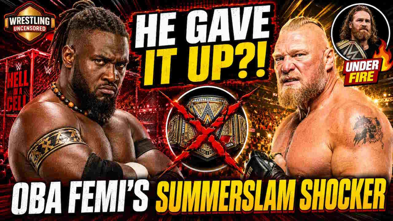 Wwe Summerslam 2026 Has A Credibility Proble Wrestlers Facing Off With Championship Implications