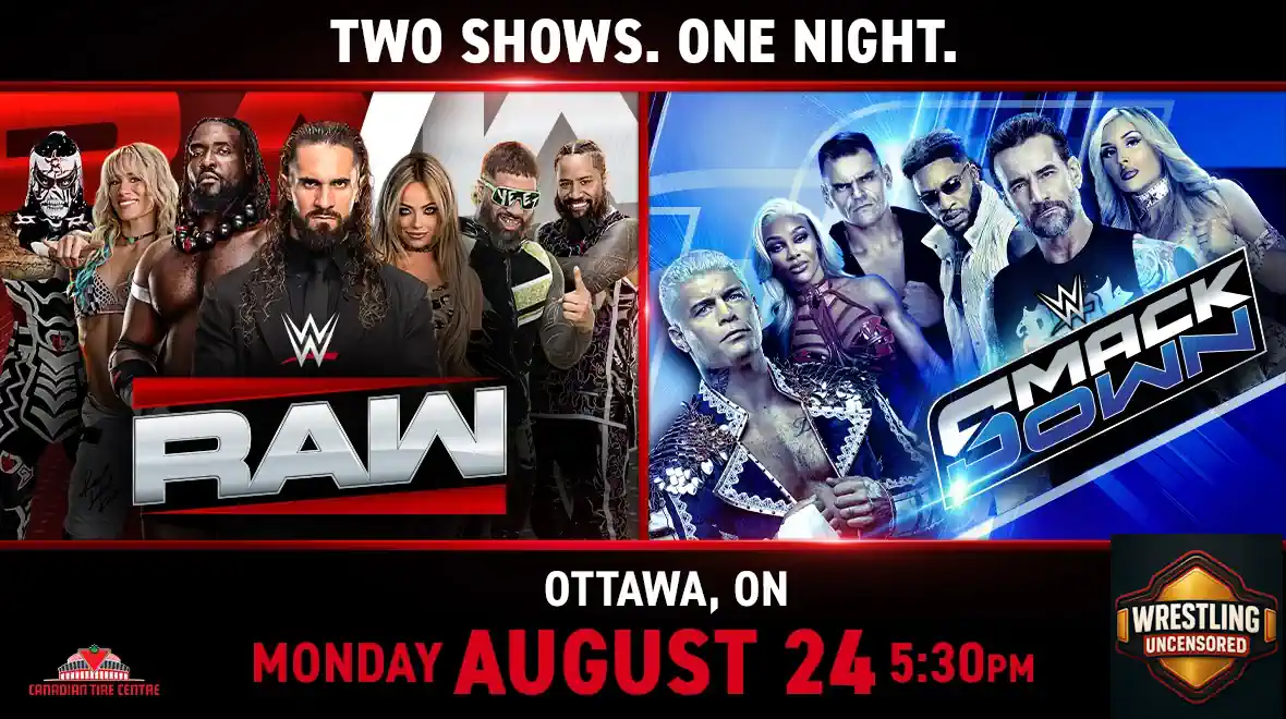 Rhea Ripley Is Out, WWE Made an Interim Title, and Nobody Can Explain the Ottawa Schedule 1 Poster For The Wwe Supershow In Ottawa On August 24Th, 2026