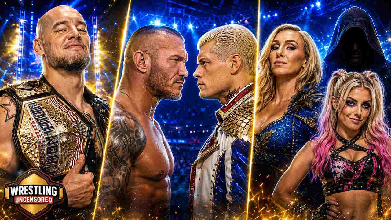 Randy Orton and Baron Corbin Steal a Loaded Show Wrestlers facing off in dramatic showdown